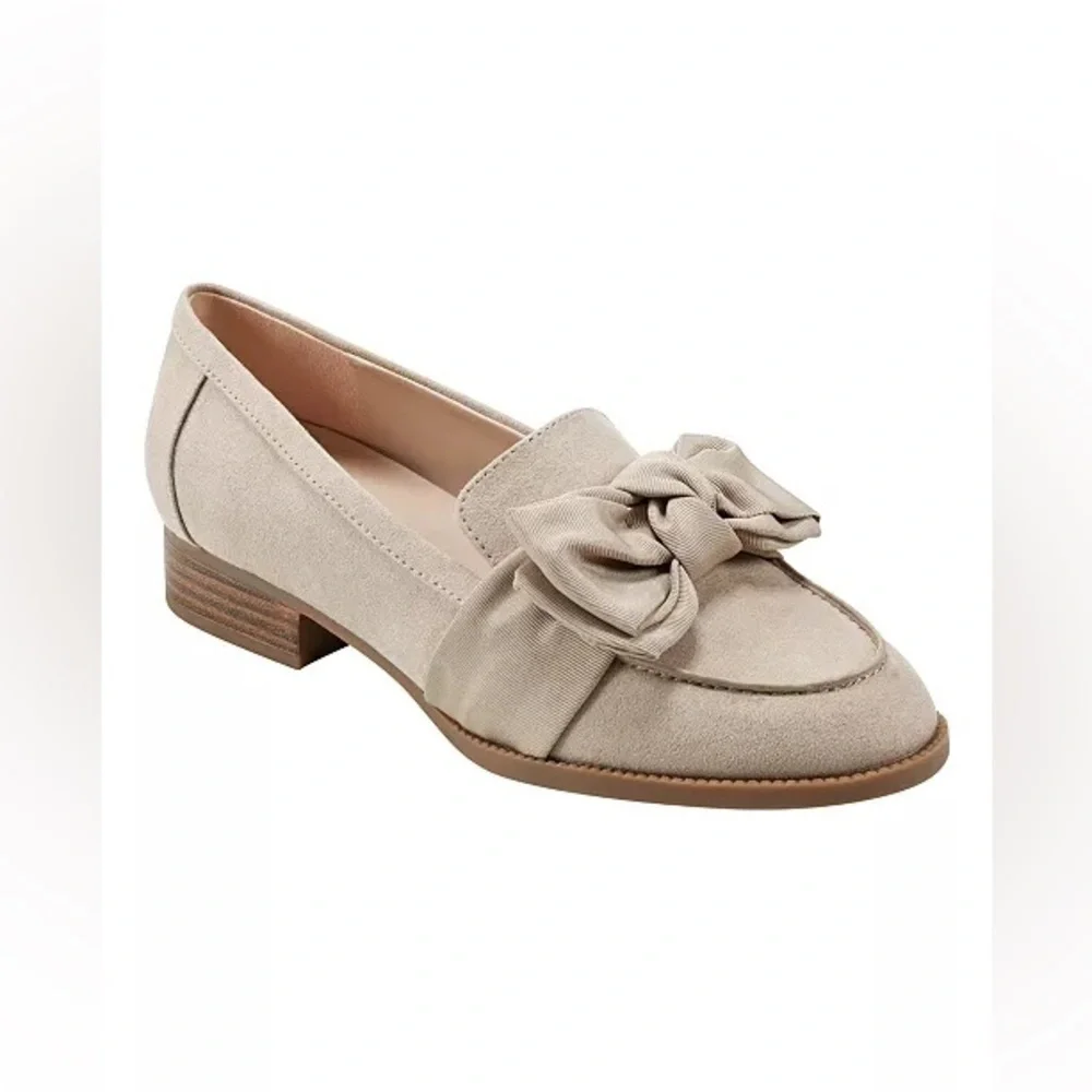 Bandolino Women's Lindio Bow Detail Slip On Loafers size 7